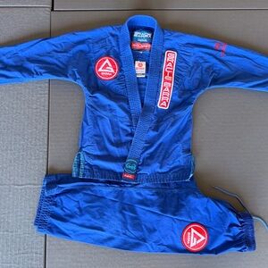 Gracie Barra - Y4 - Blue Gi - Equipe Edition - Kids